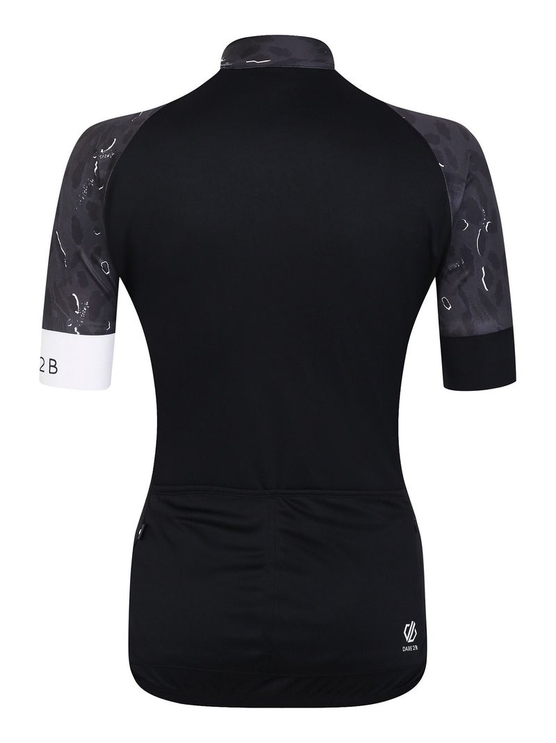 Dare 2B - Maillot de cyclisme FOLLOW THROUGH Noir ébène - Kiabi