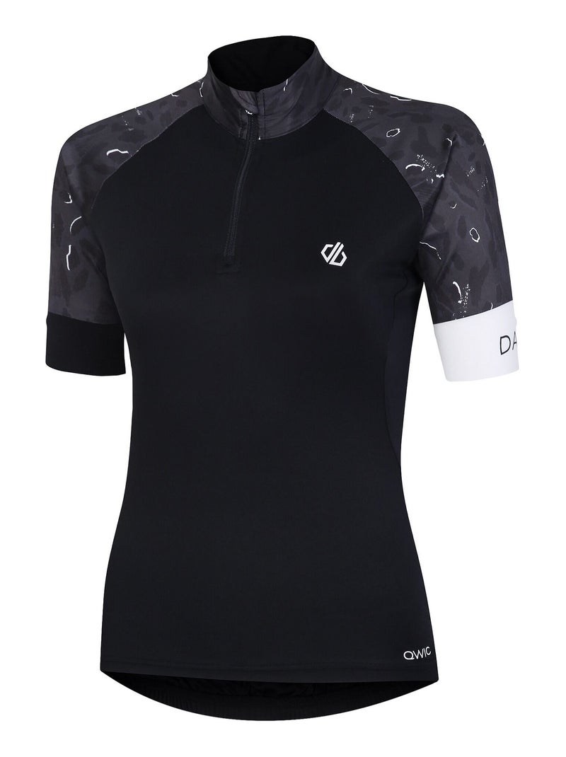 Dare 2B - Maillot de cyclisme FOLLOW THROUGH Noir ébène - Kiabi