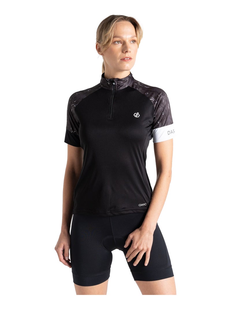 Dare 2B - Maillot de cyclisme FOLLOW THROUGH Noir ébène - Kiabi