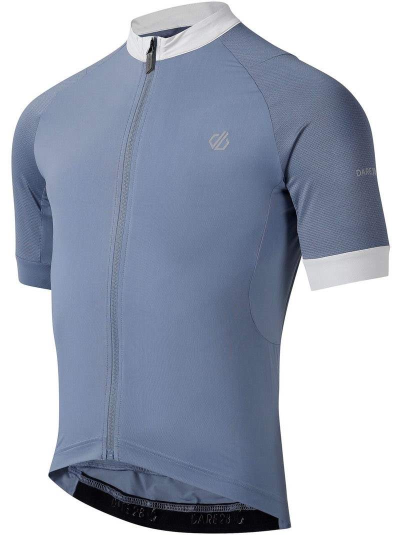 Dare 2B - Maillot de cyclisme manches courtes LIGHTNING Blanc nacré - Kiabi