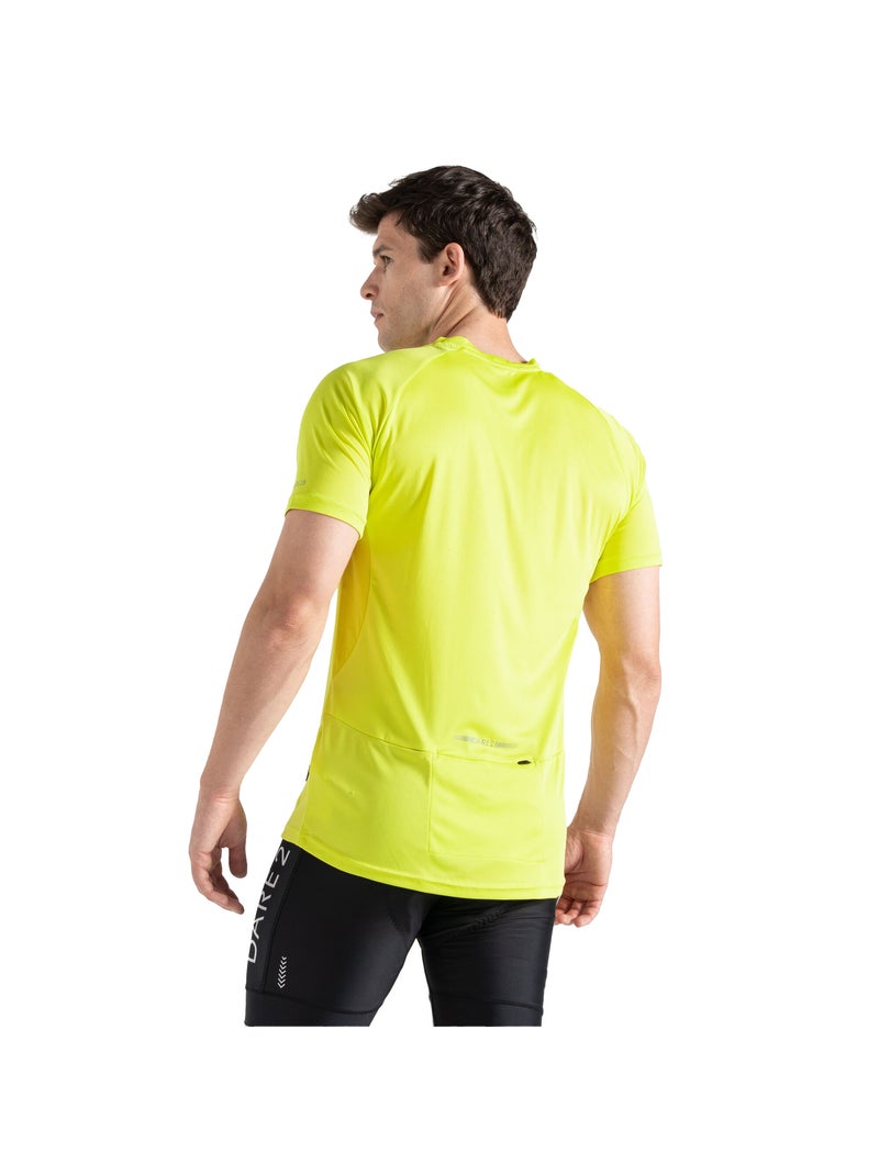 Dare 2B - Maillot GALLANTRY Jaune fluo/Solinotes - Kiabi