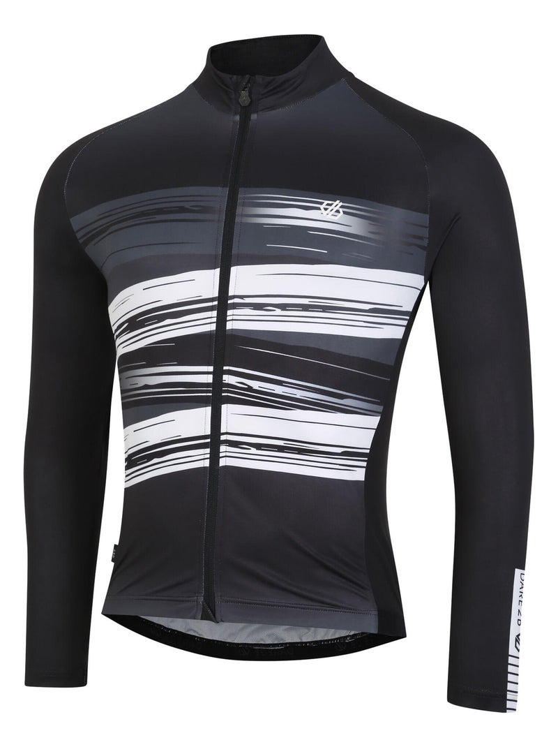 Dare 2B - Maillot manches longues motif/style Bande de roulement Noir - Kiabi