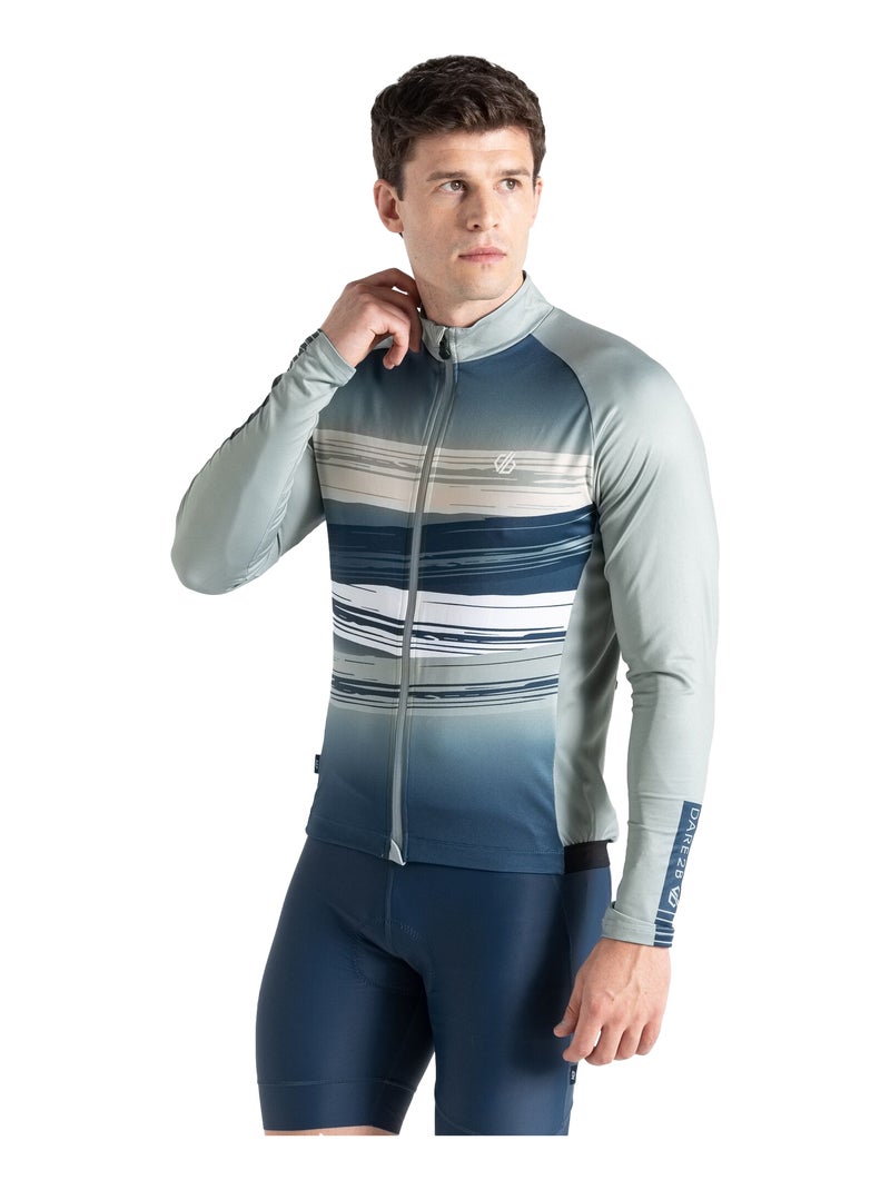 Dare 2B - Maillot manches longues motif/style Bande de roulement Vert - Kiabi