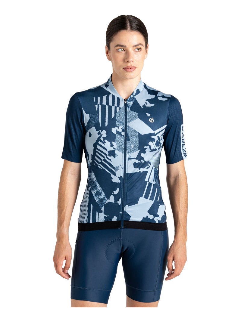 Dare 2B - Maillot motif/style géométrique AEP STIMULUS Bleu clair - Kiabi