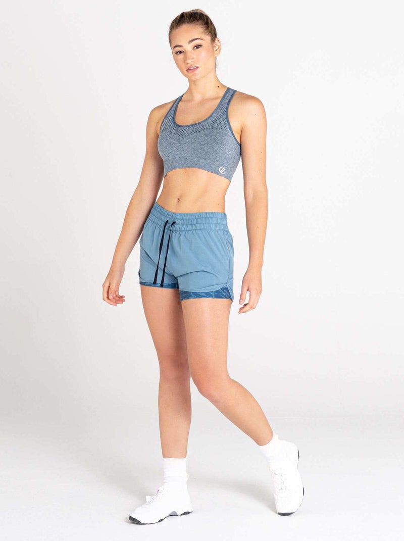 Dare 2B - Short THE LAURA WHITMORE EDIT SPRINT UP Bleu gris - Kiabi