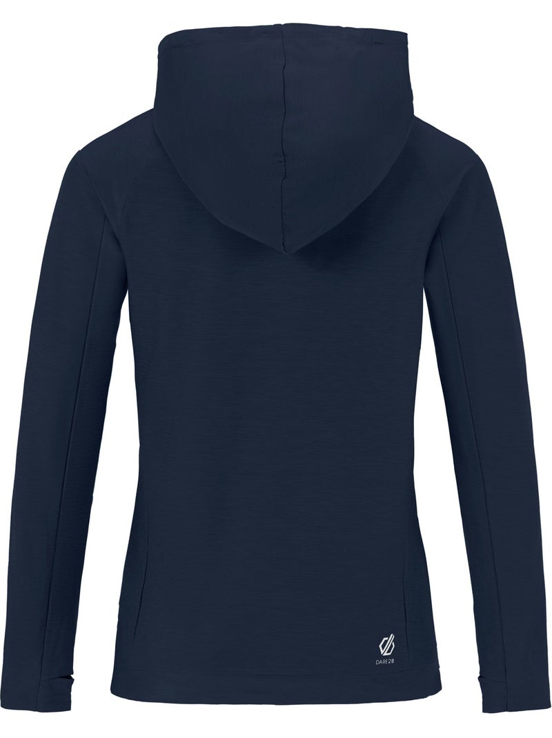 Dare 2B - Sweat cintré et léger à capuche THE LAURA WHITMORE EDIT SPRINT CITY Bleu marine - Kiabi