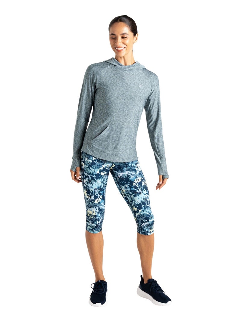 Dare 2B - Sweat cintré et léger à capuche THE LAURA WHITMORE EDIT SPRINT CITY Gris Bleu - Kiabi