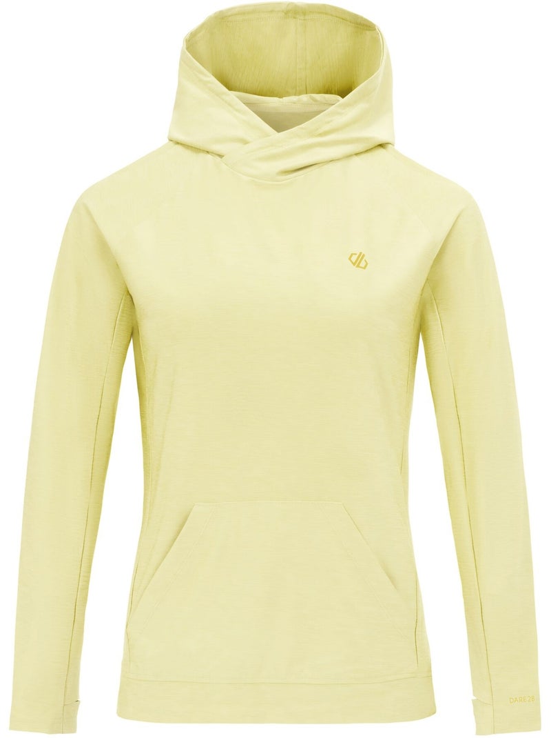Dare 2B - Sweat cintré et léger à capuche THE LAURA WHITMORE EDIT SPRINT CITY Jaune pâle - Kiabi