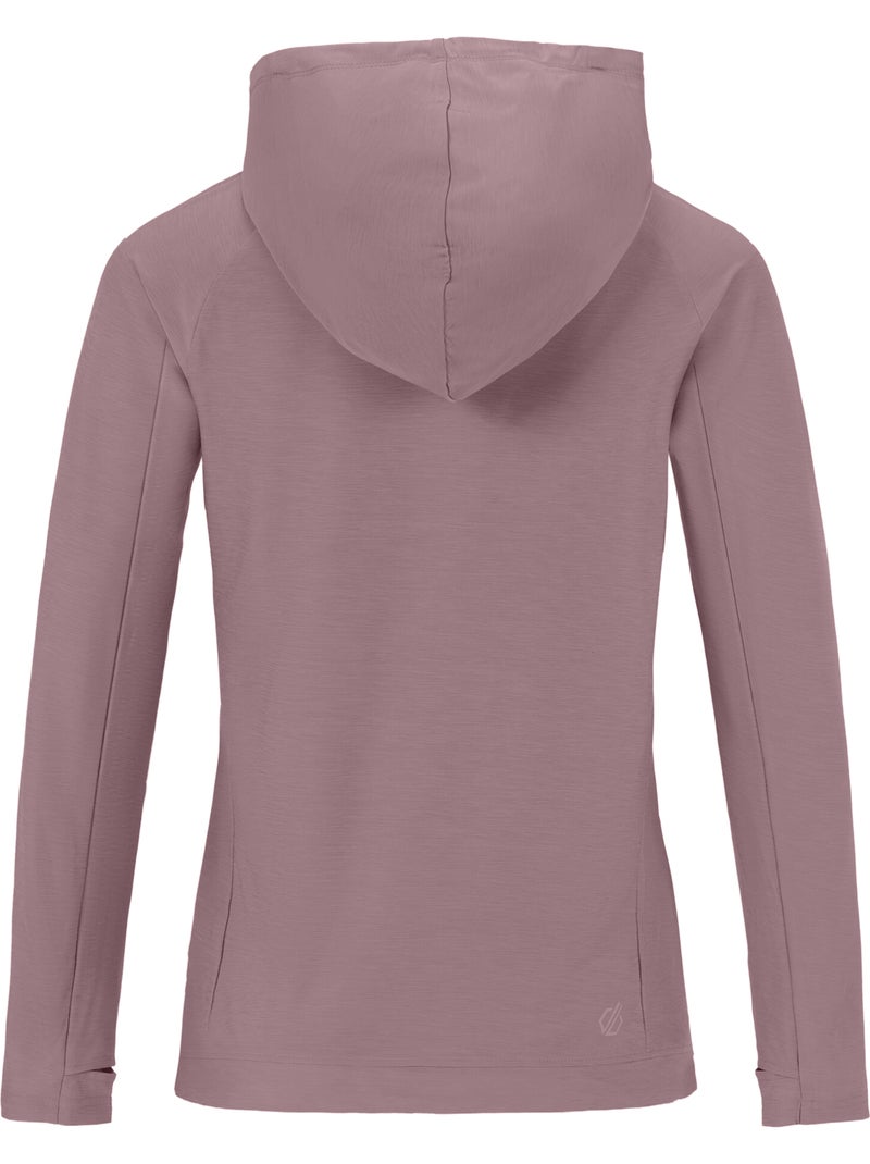 Dare 2B - Sweat cintré et léger à capuche THE LAURA WHITMORE EDIT SPRINT CITY Mauve - Kiabi