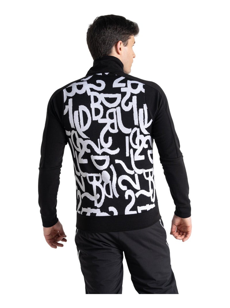 Dare 2B - Sweat manches longues SPEED Noir Blanc - Kiabi
