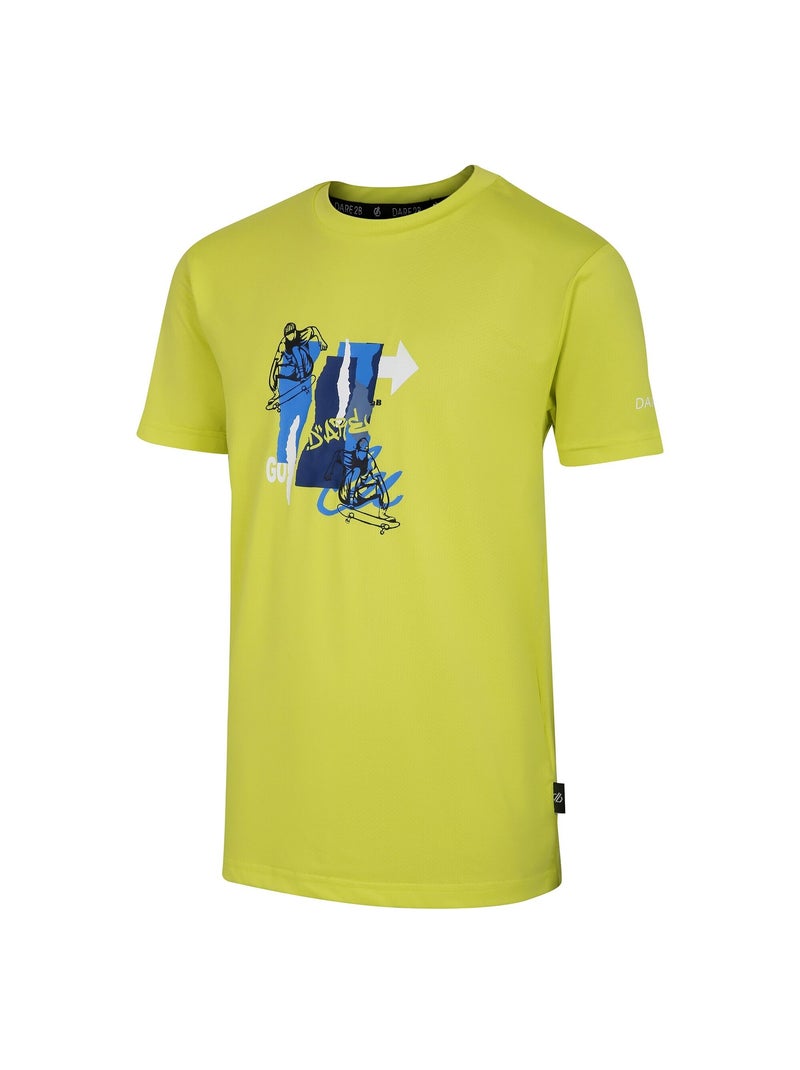 Dare 2B - T-shirt AMUSE Jaune fluo/Solinotes - Kiabi