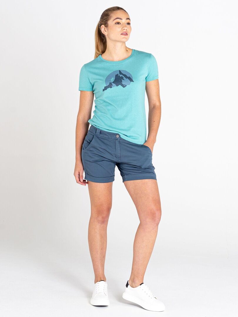 T-shirt Adulte Grand BLEU CLAIR BERMUDA DAUPHIN QUEST - 100% Coton - Neuf Sans étiquette