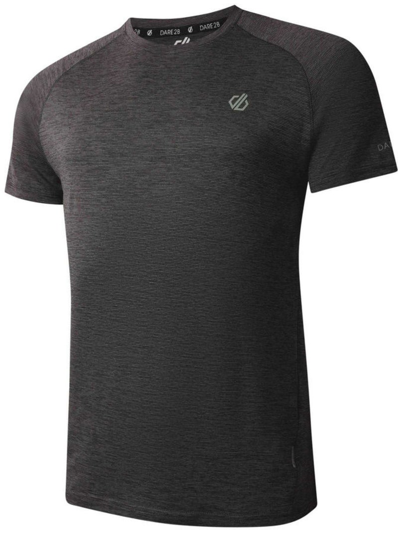 Dare 2B - T-shirt chiné manches courtes PERSIST Gris foncé - Kiabi