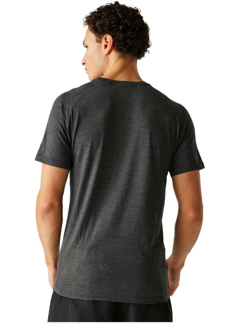 Dare 2B - T-shirt chiné manches courtes PERSIST Noir - Kiabi