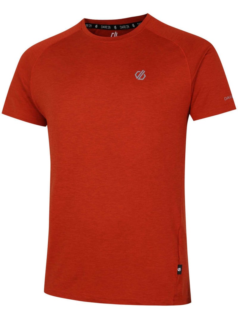 Dare 2B - T-shirt chiné manches courtes PERSIST Rouge foncé - Kiabi