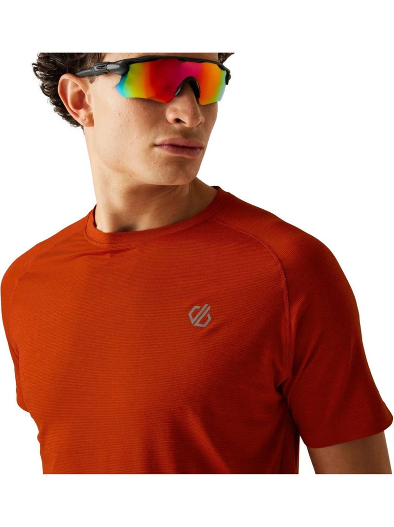 Dare 2B - T-shirt chiné manches courtes PERSIST Rouge foncé - Kiabi