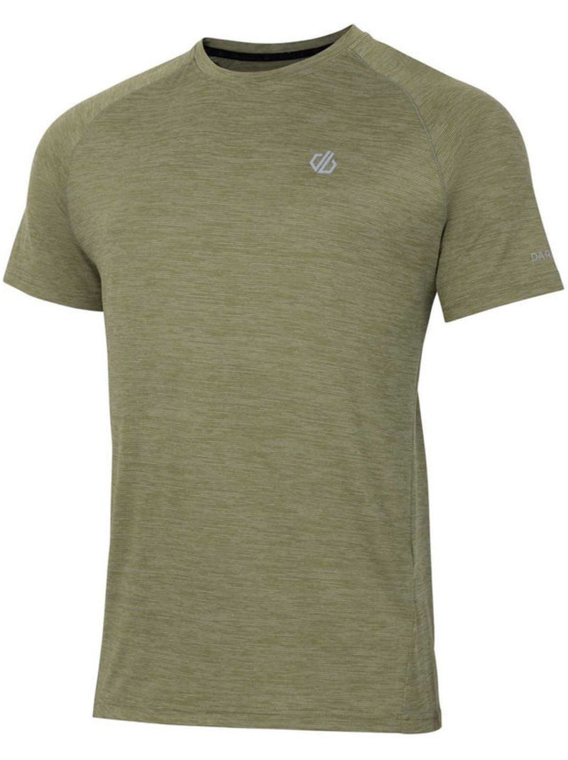 Dare 2B - T-shirt chiné manches courtes PERSIST Vert olive - Kiabi