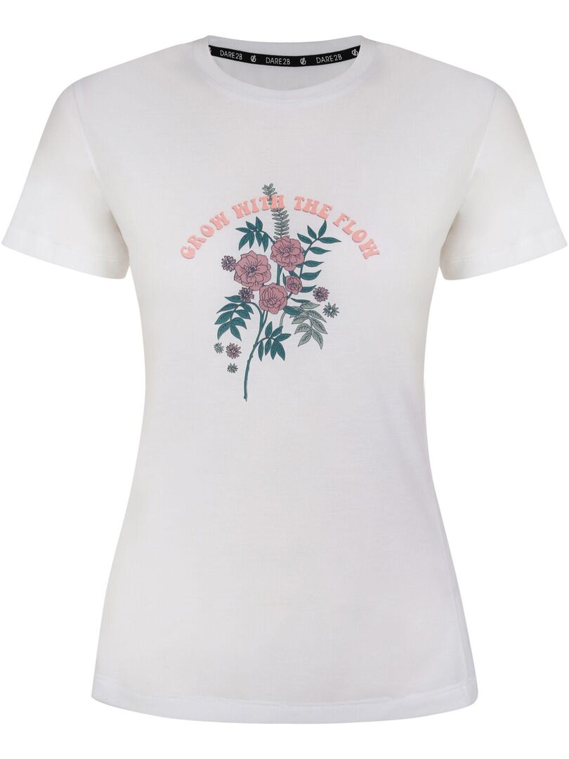 Dare 2B - T-shirt GROW WITH THE FLOW Blanc - Kiabi