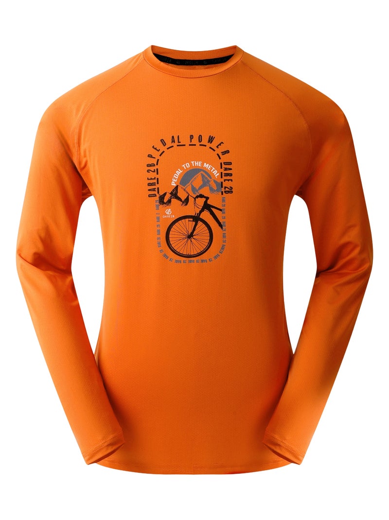 Dare 2B - T-shirt manches longues TECH Orange clémentine - Kiabi