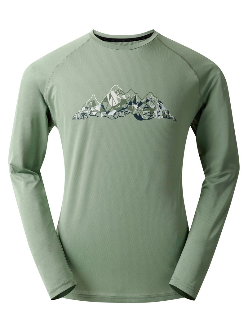 Dare 2B - T-shirt manches longues TECH Vert pistache - Kiabi