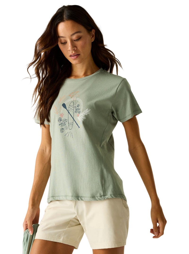 Dare 2B - T-shirt motif/style bateau TRANQUILITY Vert clair - Kiabi