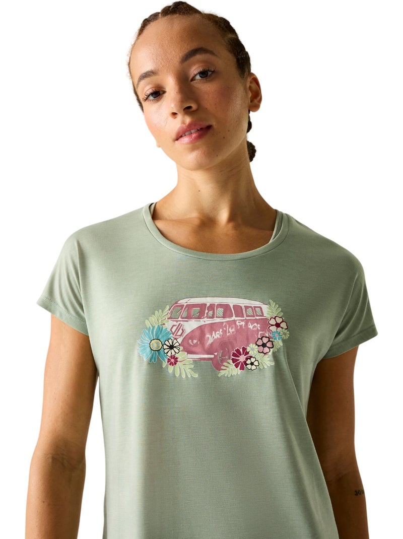 Dare 2B - T-shirt motif/style caravane SERENITY Vert clair - Kiabi