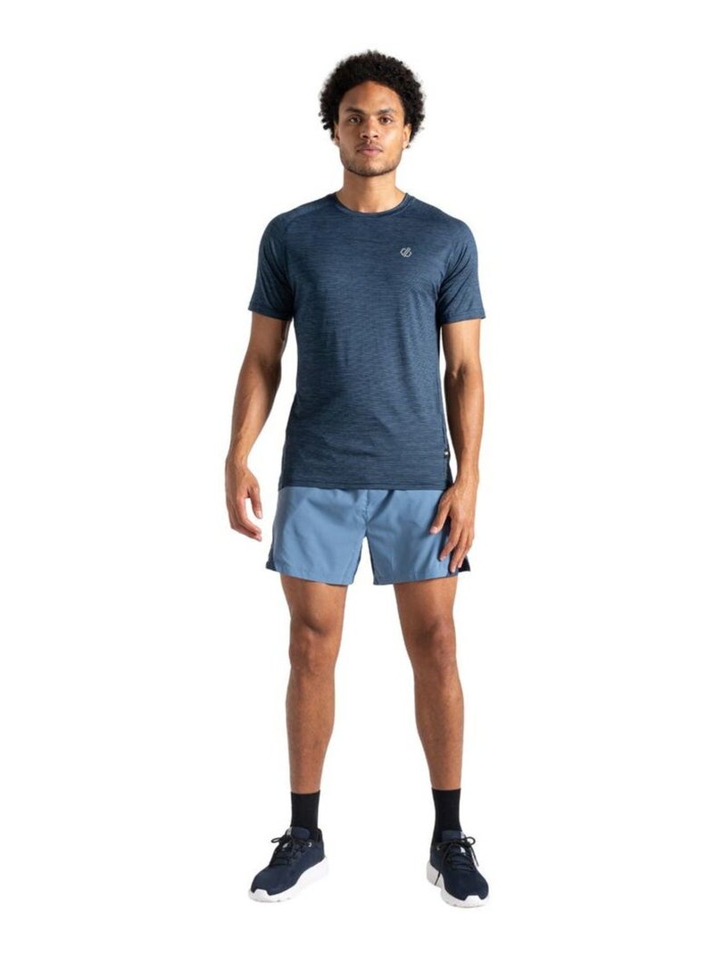 Dare 2B - T-shirt motif/style chiné PERSIST Bleu outremer - Kiabi