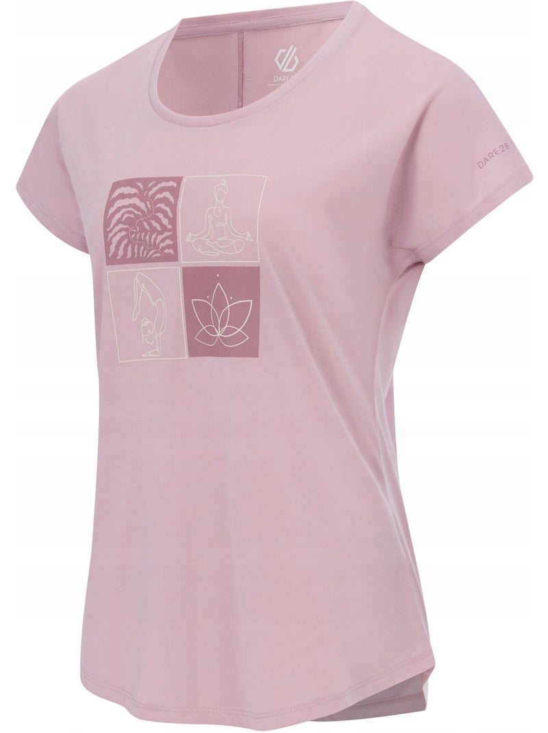Dare 2B - T-shirt motif/style dessin au trait SERENITY Mauve - Kiabi