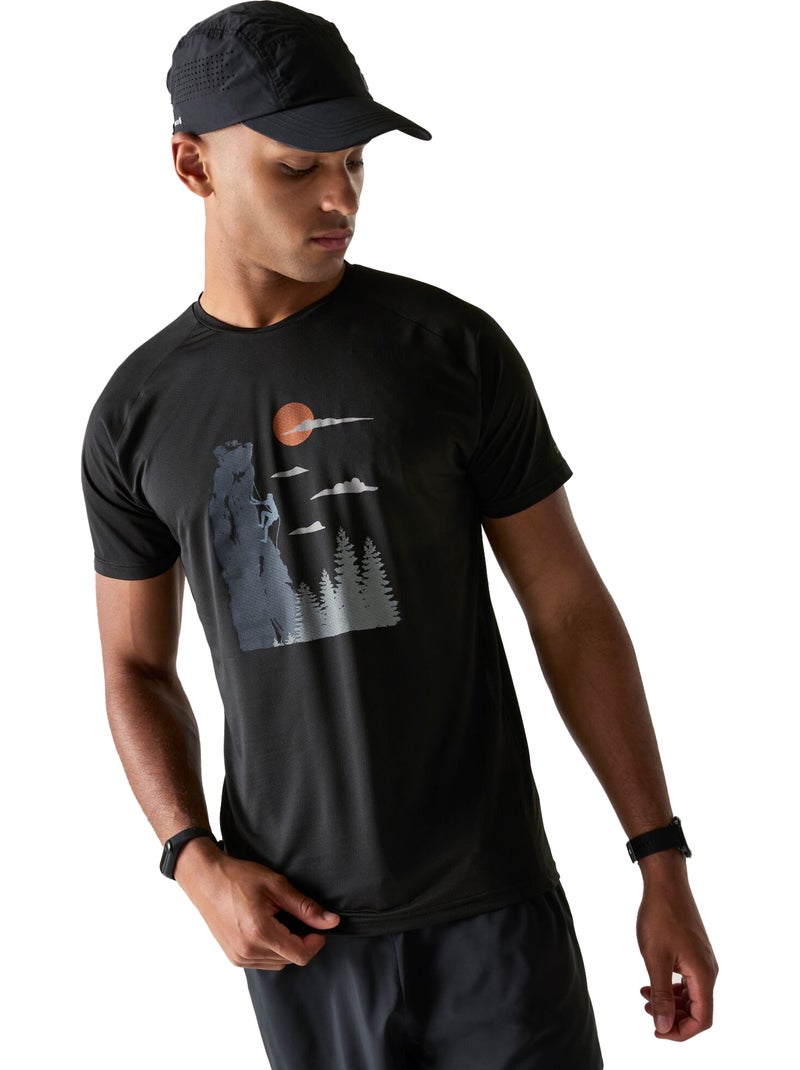 Dare 2B - T-shirt motif/style escalade en montagne TECH Noir - Kiabi
