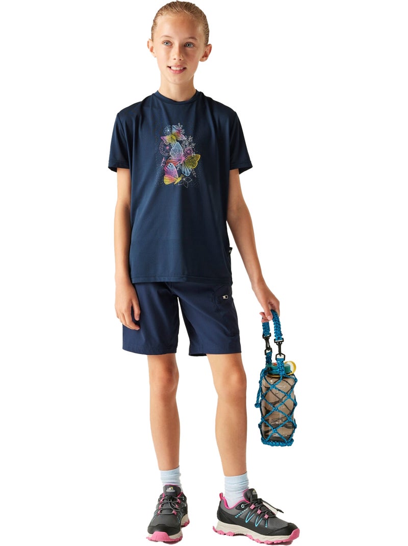 Dare 2B - T-shirt motif/style fleurs et papillon AMUSING Bleu marine - Kiabi