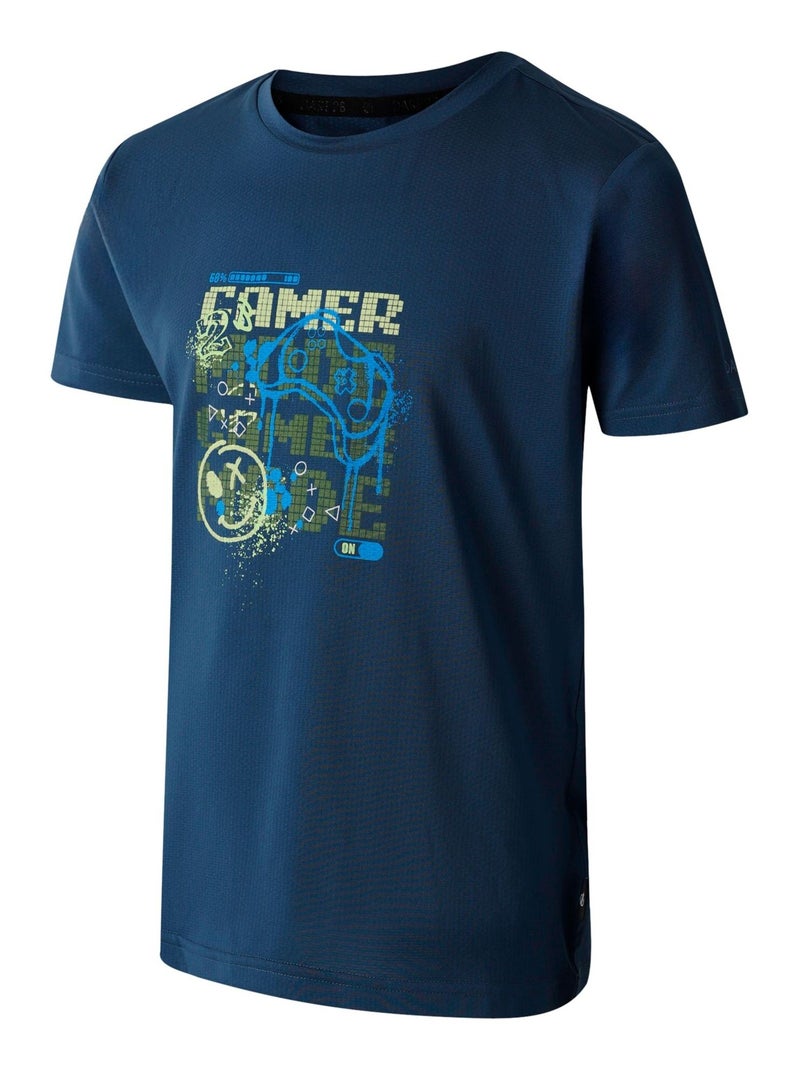 Dare 2B - T-shirt motif/style jeu vidéo AMUSE Gris foncé - Kiabi
