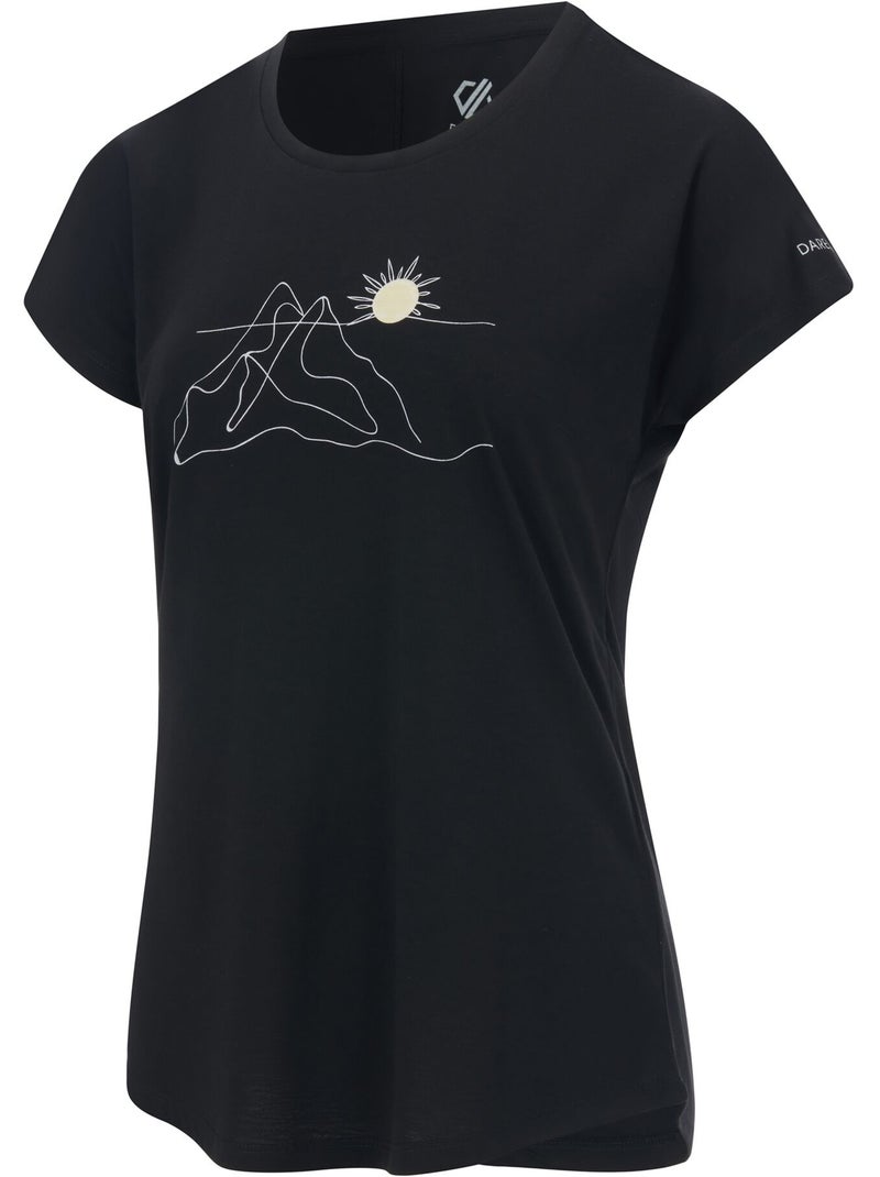 Dare 2B - T-shirt motif/style montagne linéaire SERENITY Noir - Kiabi