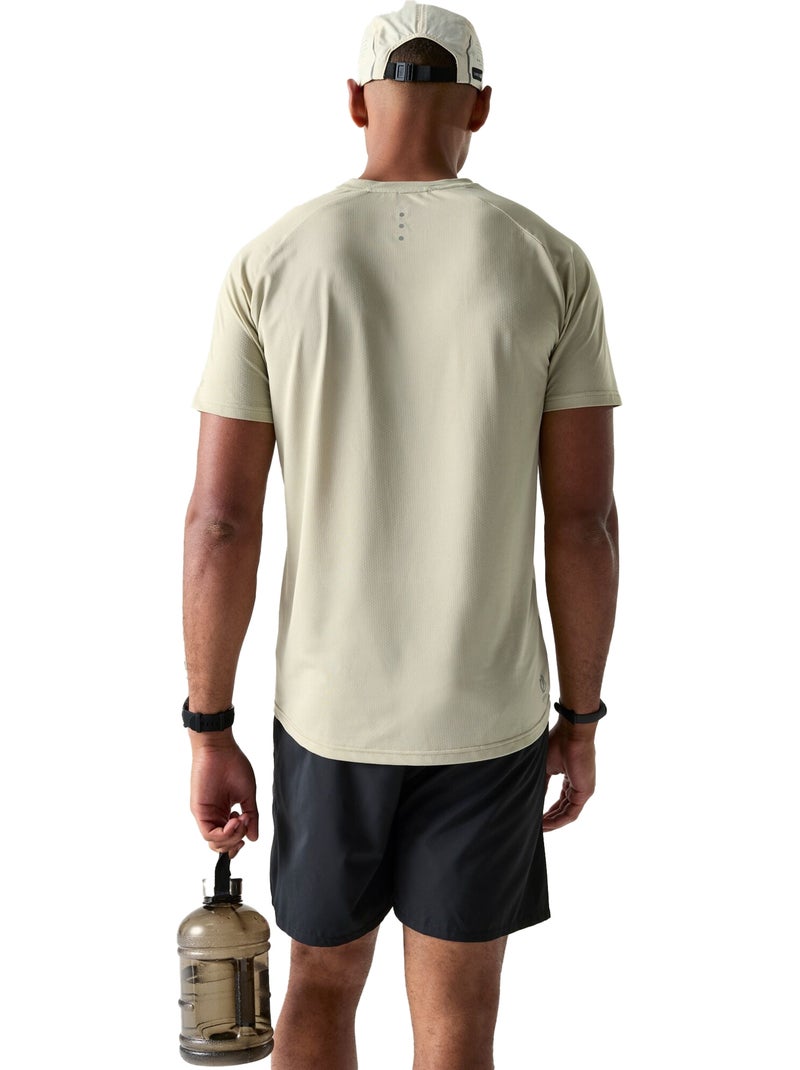 Dare 2B - T-shirt motif/style pics montagneux TECH Blanc nacré - Kiabi