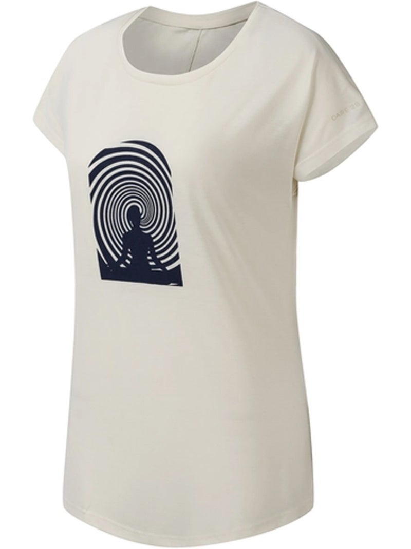 Dare 2B - T-shirt motif/style psychédélique SERENITY Ivoire - Kiabi