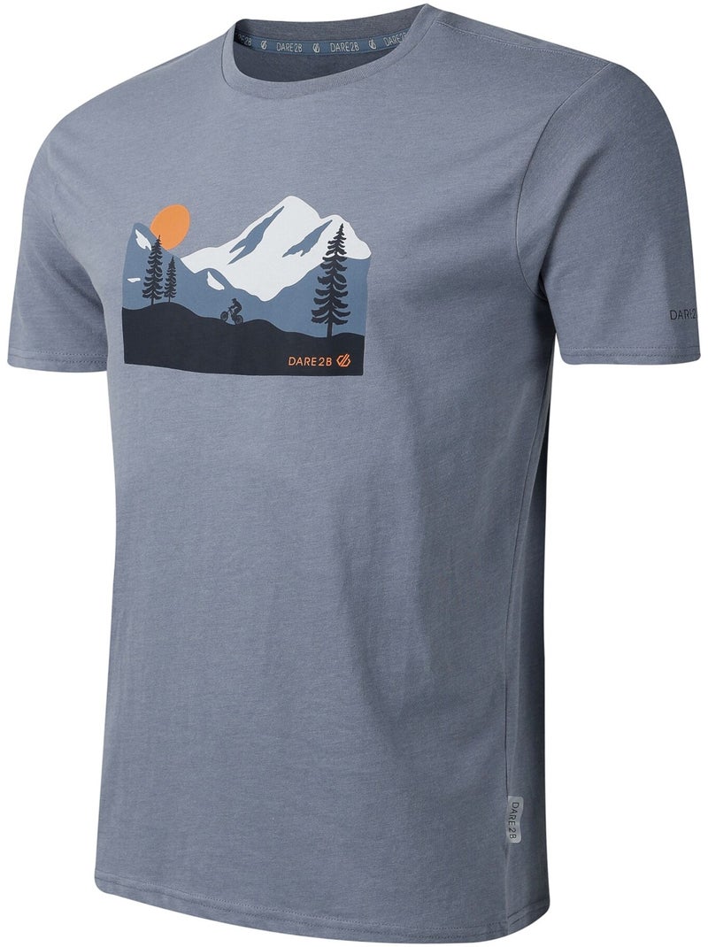 Dare 2B - T-shirt motif/style scène de montagne MOVEMENT Bleu Gris - Kiabi