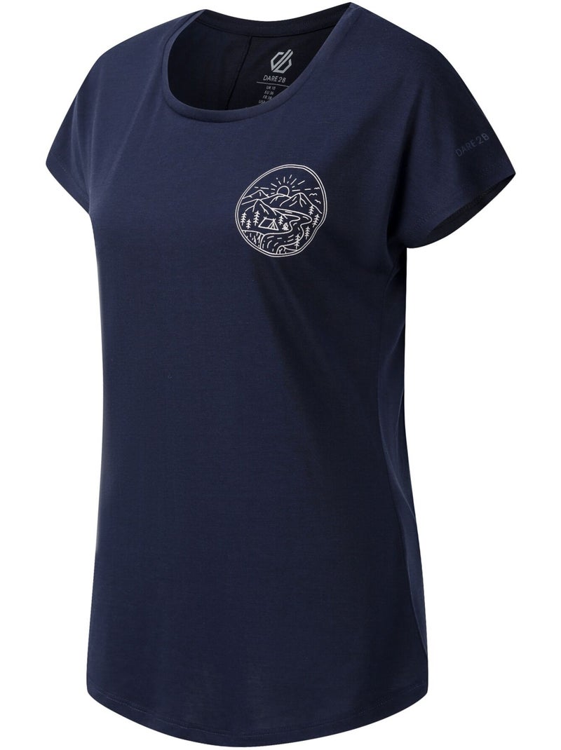 Dare 2B - T-shirt motif/style scène de montagne SERENITY Bleu marine - Kiabi