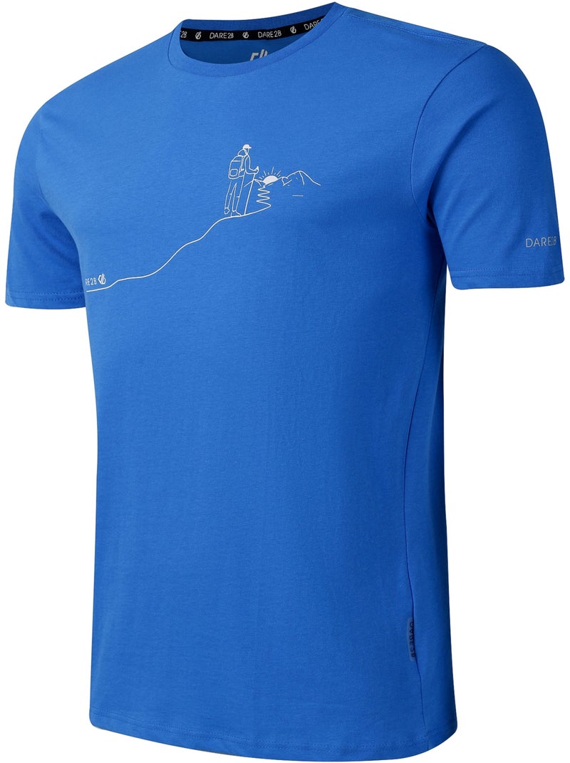Dare 2B - T-shirt motif/style sentier de randonnée MOVEMENT Bleu - Kiabi