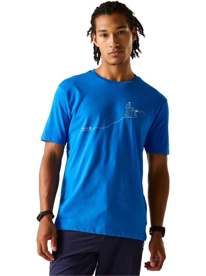 Dare 2B - T-shirt motif/style sentier de randonnée MOVEMENT Bleu - Kiabi