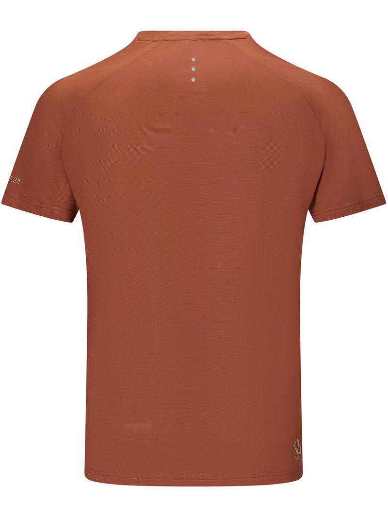 Dare 2B - T-shirt motif/style superposé TECH Rouge brique - Kiabi