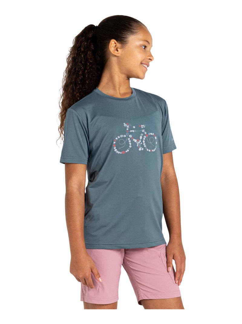 Dare 2B - T-shirt motif/style Vélo AMUSE Bleu gris - Kiabi