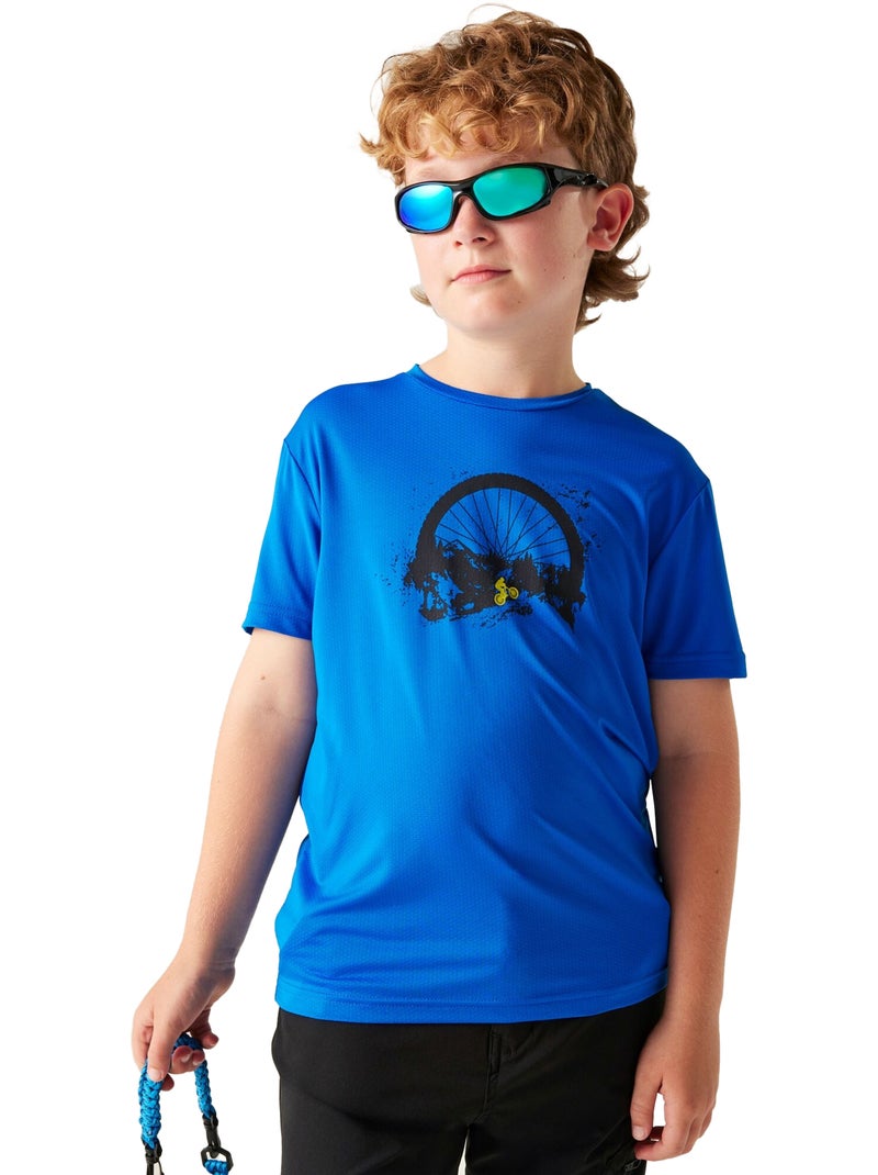 Dare 2B - T-shirt motif/style vélo AMUSE Bleu - Kiabi