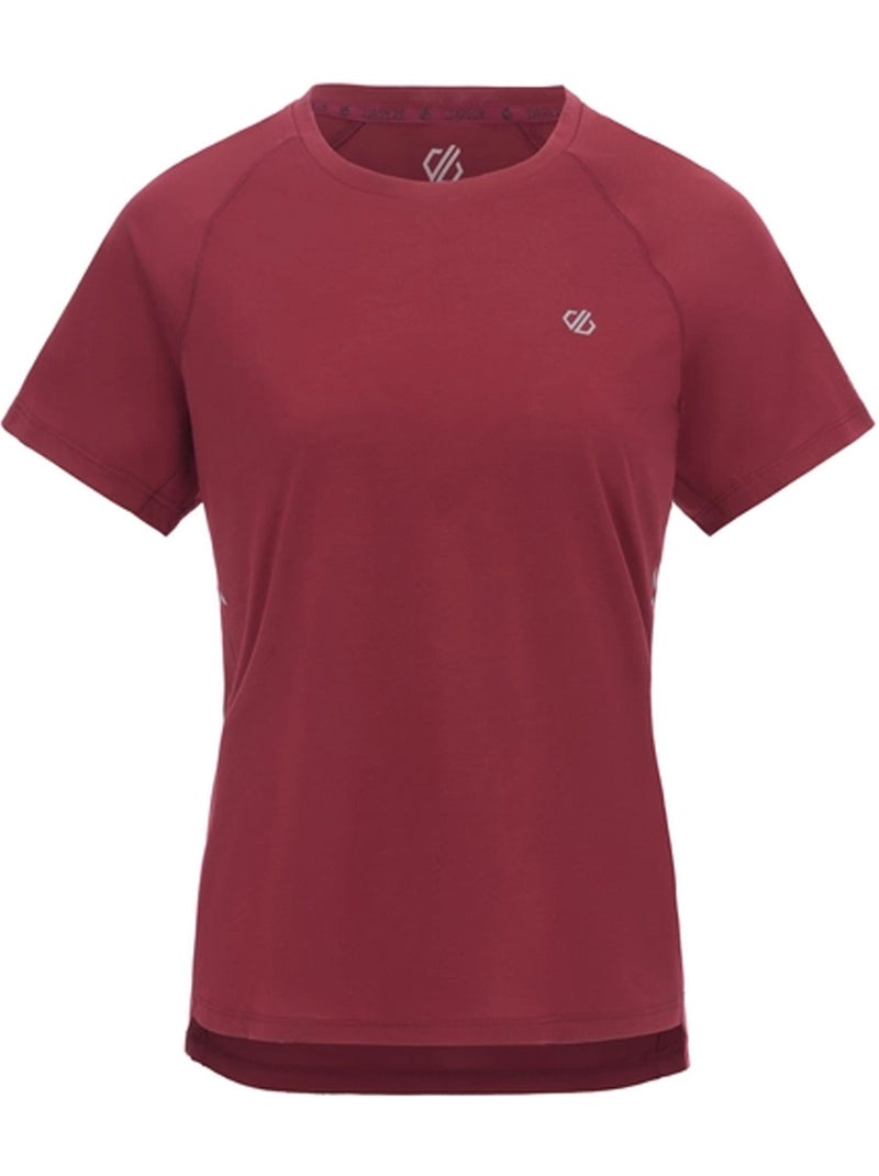 Dare 2B - T-shirt uni manches courtes NIMBLE Rouge foncé - Kiabi