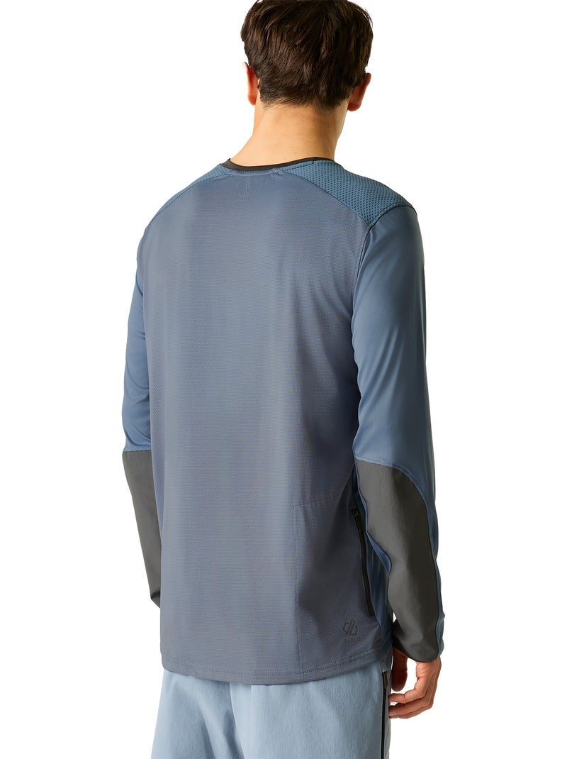 Dare 2B - T-shirt uni manches longues TRACKSTAND ACE Bleu gris - Kiabi