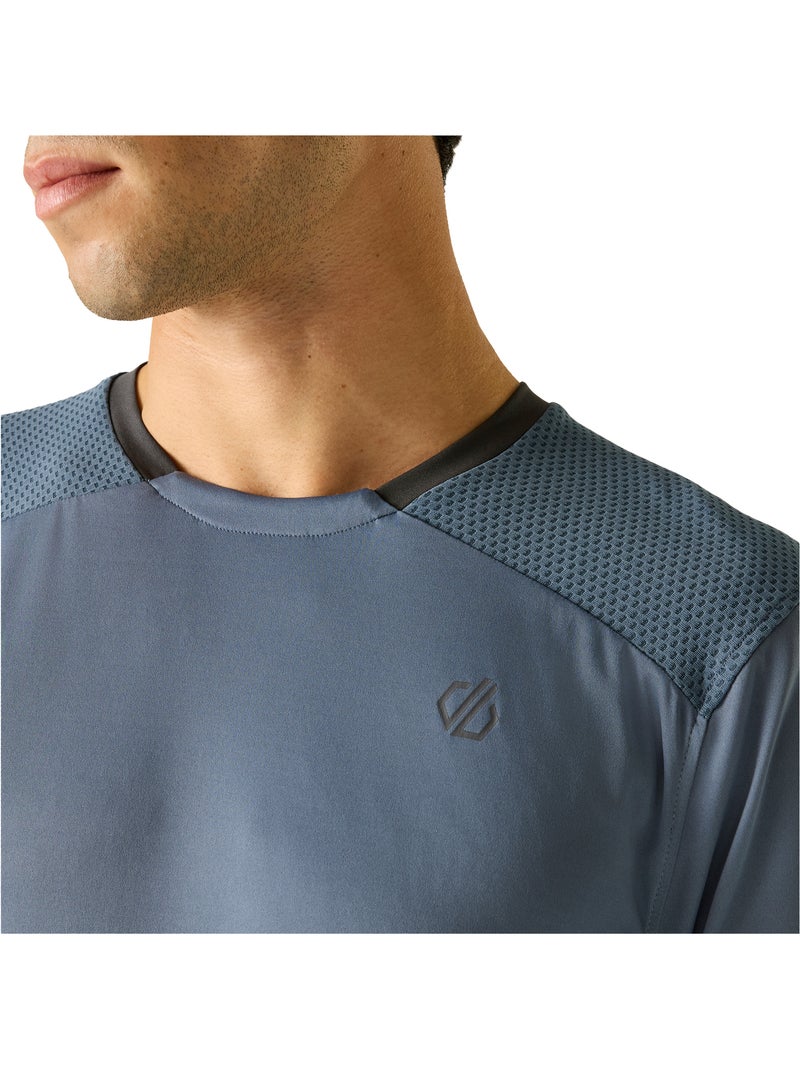 Dare 2B - T-shirt uni manches longues TRACKSTAND ACE Bleu gris - Kiabi