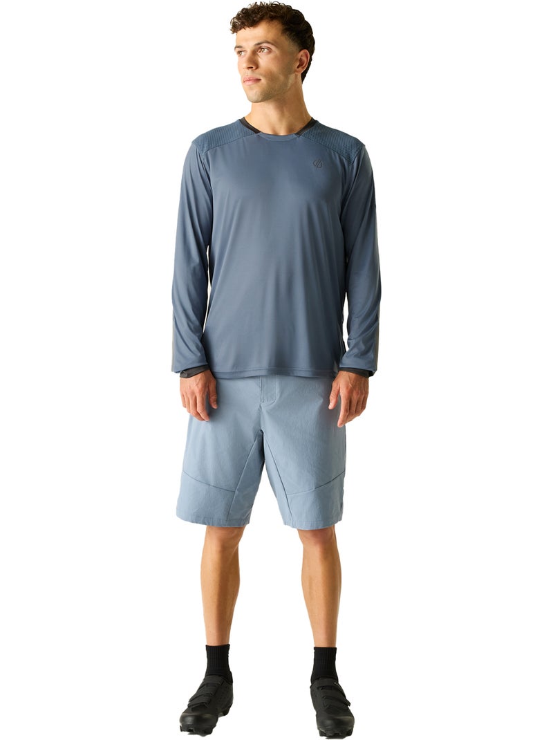 Dare 2B - T-shirt uni manches longues TRACKSTAND ACE Bleu gris - Kiabi