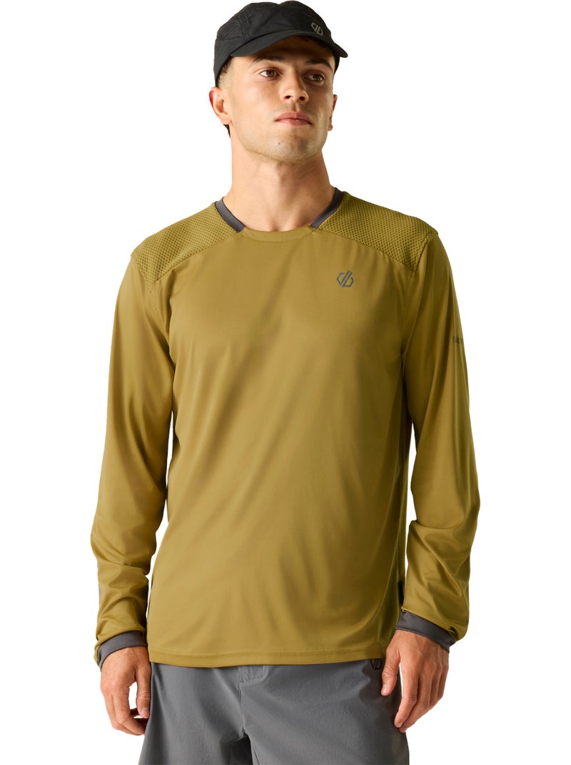 Dare 2B - T-shirt uni manches longues TRACKSTAND ACE Kaki - Kiabi