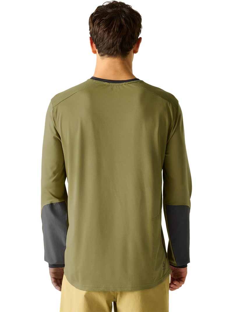 Dare 2B - T-shirt uni manches longues TRACKSTAND ACE Vert kaki - Kiabi