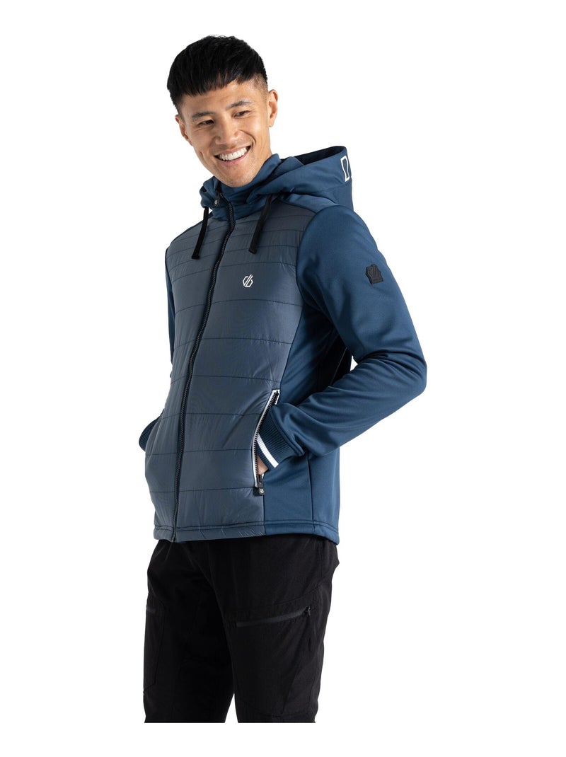 Dare 2B - Veste hybride motif/style À capuche Bleu outremer - Kiabi