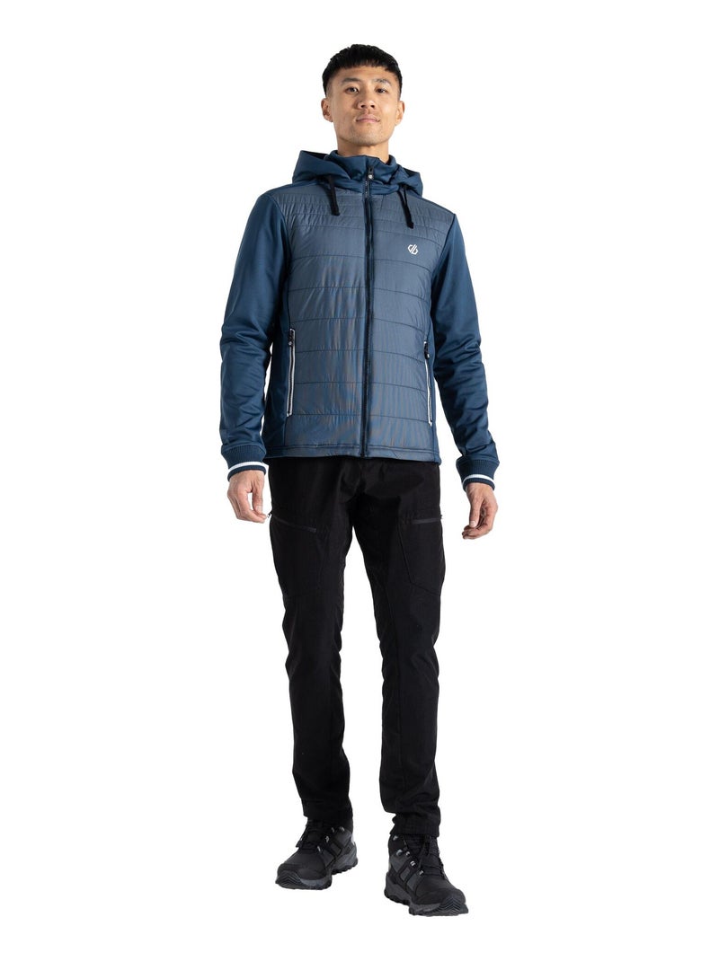 Dare 2B - Veste hybride motif/style À capuche Bleu outremer - Kiabi