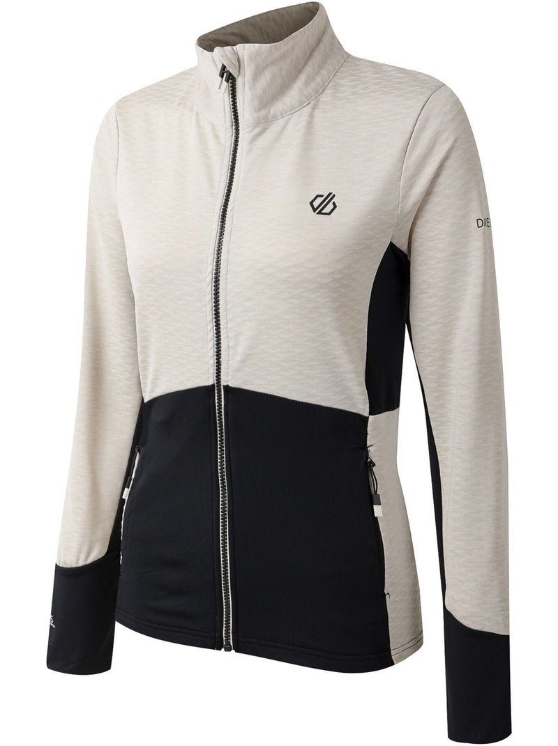 Dare 2B - Veste polaire col montant ELATION Blanc Noir - Kiabi